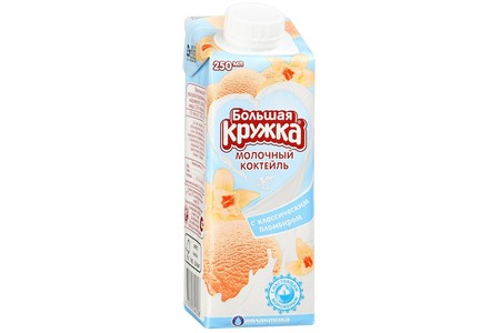 Отзыв на  Молочный коктейль Большая кружка с классическим пломбиром