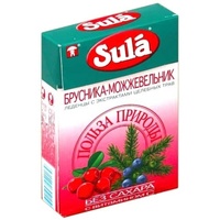 Отзыв на Леденцы Sula Брусника-можжевельник
