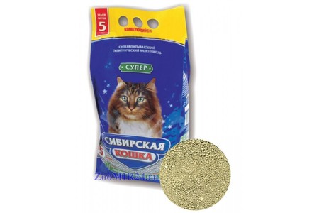 Отзыв на Наполнитель для кошачьего туалета Сибирская кошка Супер