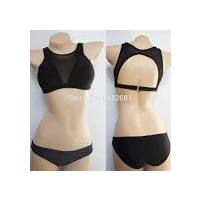 Отзыв на Купальник AliExpress Biquini 2015 new hot sale fashion swimwear women bathing suit sexy swimsuit sheer mesh bikini beach wear maillot de bain V157
