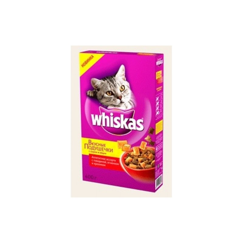 Отзыв на Whiskas Вкусные подушечки с сыром и яйцом 