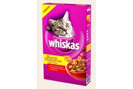 Отзыв на Whiskas Вкусные подушечки с сыром и яйцом 