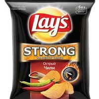 Отзыв на  Чипсы картофельные Lays Strong Острый Чили