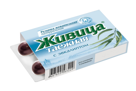 Отзыв на Жевательная резинка Живица таежная Из натуральной смолы лиственницы сибирской с эвкалиптом 