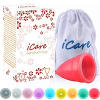 Отзыв на Менструальные капы Aliexpress Wholesale Reusable for medical use silicone menstrual cup feminine hygiene products
