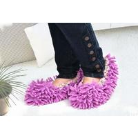 Отзыв на Тряпки носки из микрофибры Buyincoins Mop Slippers Lazy Quick House Floor Polishing Dusting Cleaning Foot Socks Shoes 
