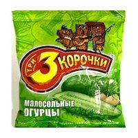 Отзыв на  Сухарики 3 корочки Малосольные огурцы 