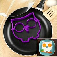 Отзыв на Формочки для яичницы AliExpress Breakfast Kitchen Silicone Owl Fried Egg Mold Pancake Mould Funny Kitchen Free Shipping