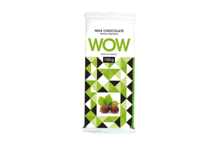 Отзыв на Шоколад Молочный  DIPA SAS WOW с цельным фундуком