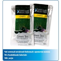 Отзыв на Чай зеленый De Luxe Foods&Goods Selected байховый листовой китайский с ароматом молока  
