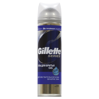 Отзыв на  Гель для бритья Gillette Series Sensitive Skin с алоэ