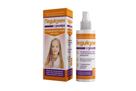 КОНДИЦИОНЕР-СПРЕЙ «ПЕДИКУЛЕН УЛЬТРА» ДЛЯ ОБЛЕГЧЕНИЯ РАСЧЕСЫВАНИЯ ВОЛОС
