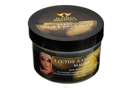 Отзыв на Мыло Planeta Organica густое алеппское для волос и тела