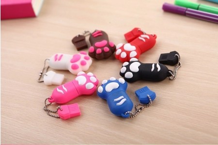 Отзыв на Флешка Aliexpress Cute usb flash drive cat claw pen drive 32gb 16gb pendrive 8gb memoria usb stick 4gb usb2.0 memory stick Free Shipping