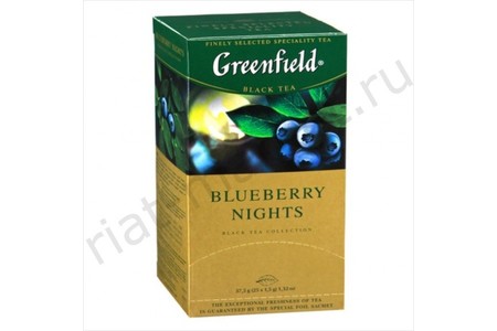 Отзыв на Чай в пакетиках Greenfield Blueberry nights