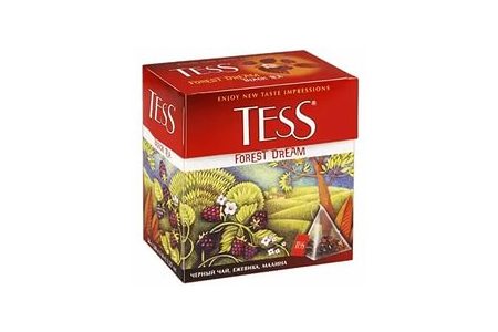 Отзыв на Чай в пирамидках Tess Черный Forest Dream