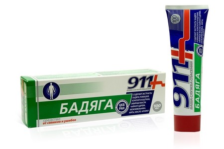 Отзыв на Гель для тела 911 Ваша служба спасения Бадяга