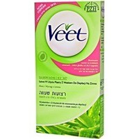 Отзыв на Восковые полоски Veet C витамином Е и миндальным маслом для чувствительной кожи