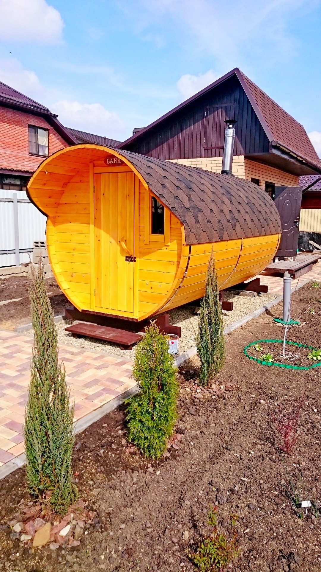 Дом кедра баня бочка