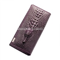 Отзыв на Женский кошелек Aliexpress 2014 New Genuine leather brand women wallets , Crocodile 3D purse wholesale fashion leather wallets , Free shipping Dropshipping