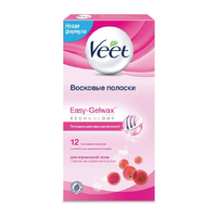 Veet Easy-GelWax восковые полоски для нормальной кожи