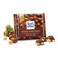 Шоколад Ritter Sport молочный с цельным лесным фундуком