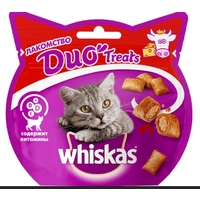 Лакомство для кошек Whiskas Duo Treats c говядиной и сыром