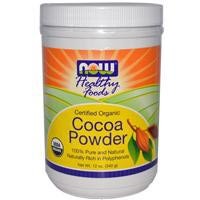 Отзыв на Какао Now Foods Healthy Foods, Certified Organic, Cocoa Powder