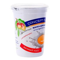 Отзыв на Маска для волос CONCEPT яичный мусс с экстрактом манго на основе яичного лецитина