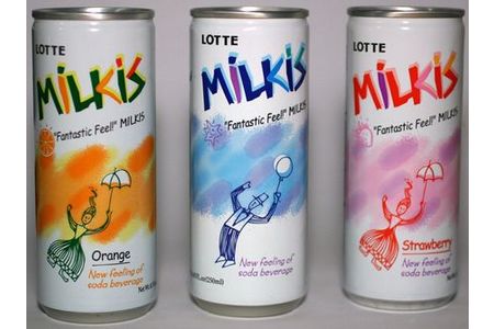 Отзыв на Напиток газированный безалкогольный Lotte Милкис