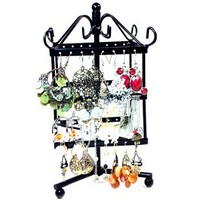 Отзыв на Подставка для бижутерии Aliexpress New Jewelry Earring Display, 48 Holes Earring Jewelry Display Rack Stand Holder