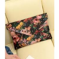 Отзыв на 2013 spring vintage oil painting rivet day clutch envelope fashion cross-body bag female bags