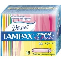 Отзыв на Тампоны Tampax Compak Regular Fresh