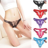 Отзыв на   1/5 Pierced Underwear Sexy Lingerie Knicker Pants V-string G-string I0377 с Алиэкспресс