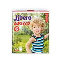 Отзыв на Подгузники-трусики Libero Up&Go 6 XL, 62 ш