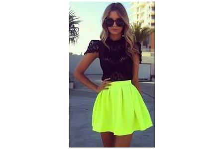 Отзывы на Юбка AliExpress Hot Sale Fashion New 2014 Neon Skirts For Women High Waist Skirt Summer Dress Mini Skirts Free Shippin