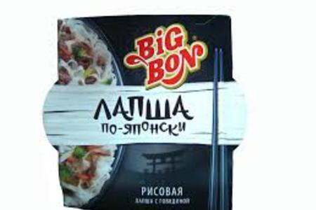 Отзыв на Лапша быстрого приготовления Big Bon   по-японски  рисовая   с говядиной